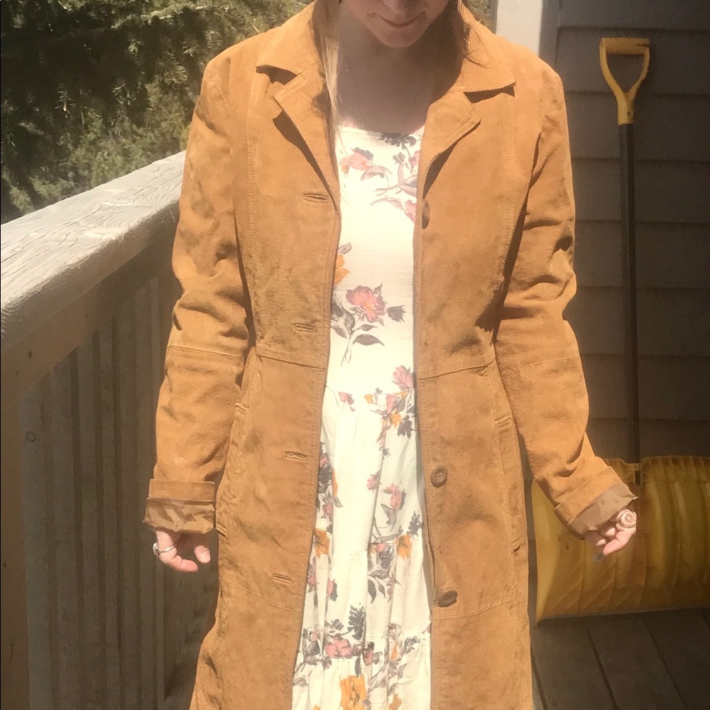 Vintage Suede Penny Lane Coat